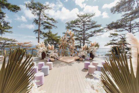 Hochzeit im Boho-Stil am Meer