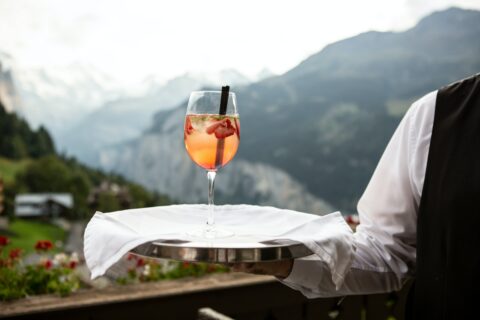 Flitterwochen in den Alpen