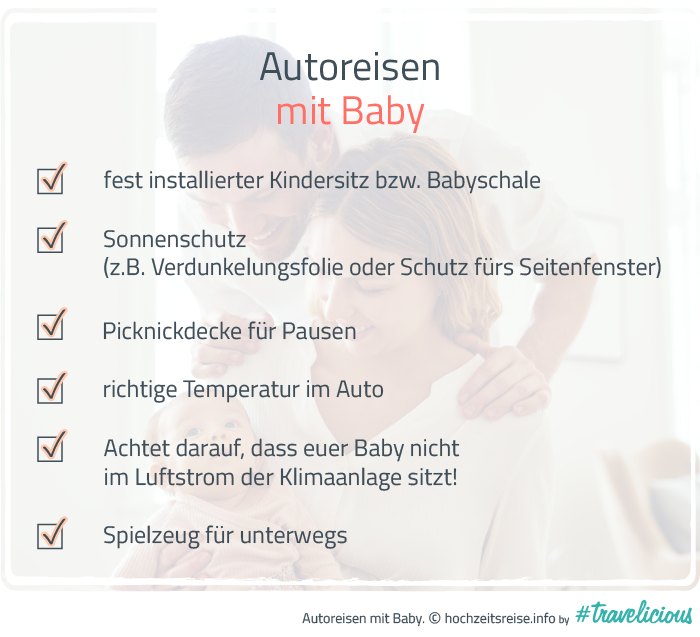 Hochzeitsreise mit Kind