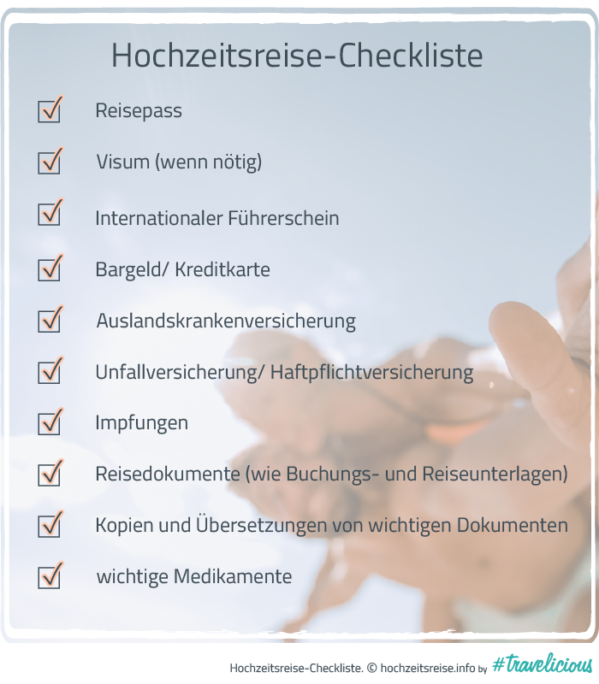 Flitterwochen planen und buchen