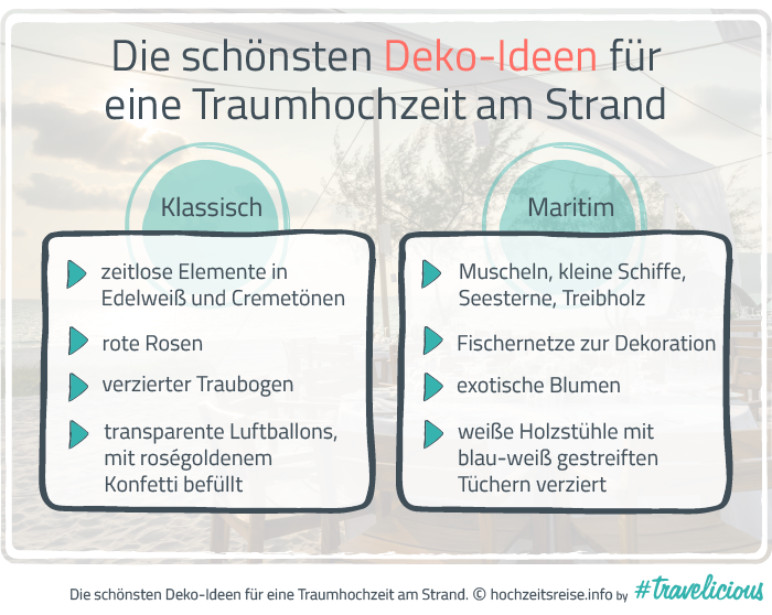 Hochzeit am Strand