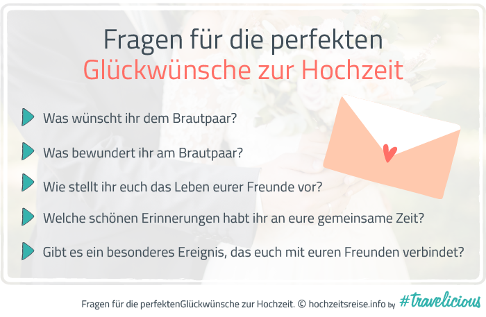 Glückwünsche zur Hochzeit
