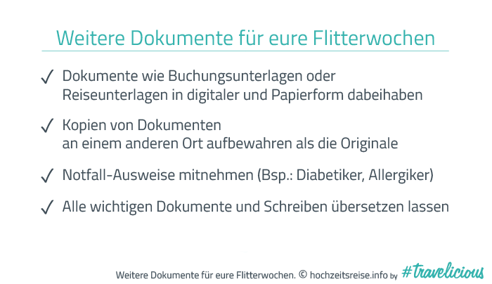 Flitterwochen planen und buchen