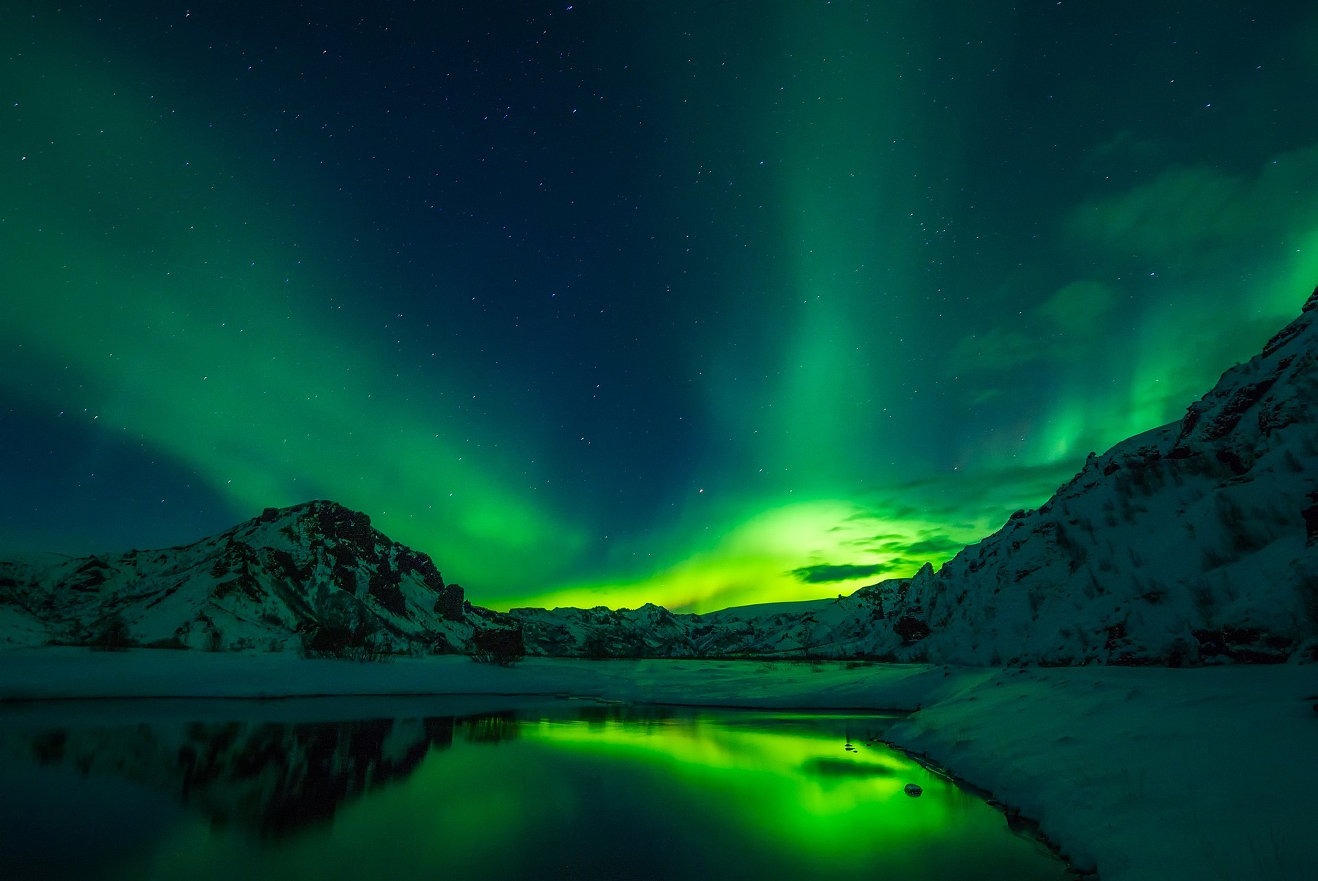 Nordlichter Island
